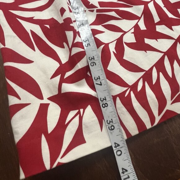 Tahari Tropical Sheath Dress Size 12 Hawaiian Resort Leaf Print Pockets Lined - Picture 14 of 14